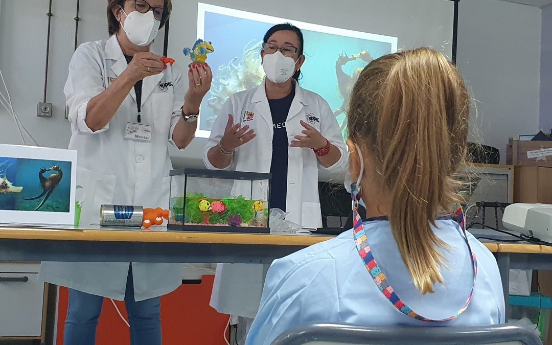 ORIHUELA EDUCATIONAL AND INTERACTIVE SCIENCE MUSEUM PERFORMS AN ASTRONOMY AND ENVIRONMENTAL WORKSHOP FOR CHILDREN IN PEDIATRICS AT ELCHE GENERAL HOSPITAL