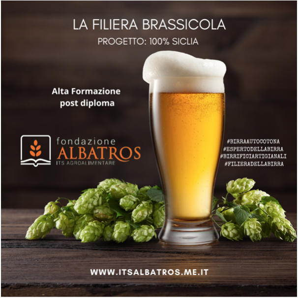 Beer tested and produced by ITS Albatros of Messina