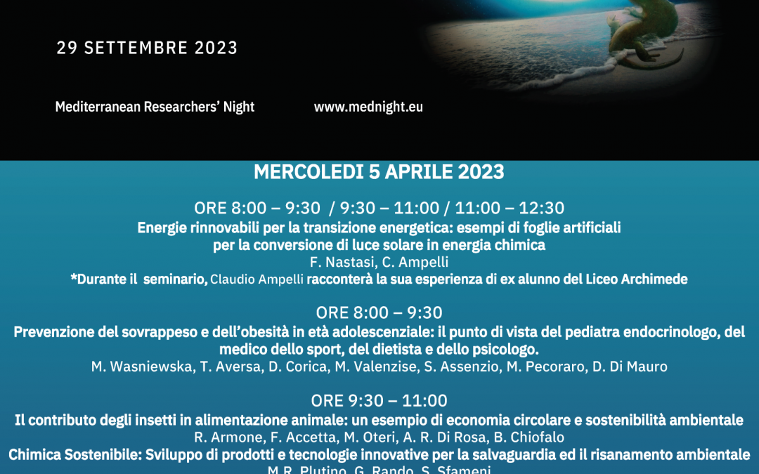 Ricercatori a Scuola – Liceo Scientifico Archimede Messina