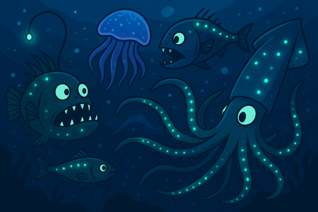 Bringing viewers closer to the biodiversity found in the ocean depths, using laboratory material, QR codes and surveys