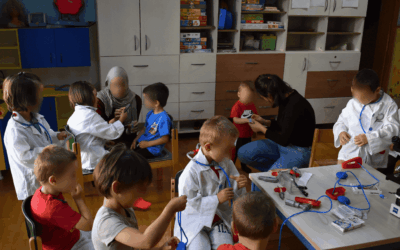 🩺🔬 “Little Doctors and Young Scientists” – Workshop for Children up to 6 Years Old in Duga- Center for Children without Parental Care, Kulen Vakuf, BiH
